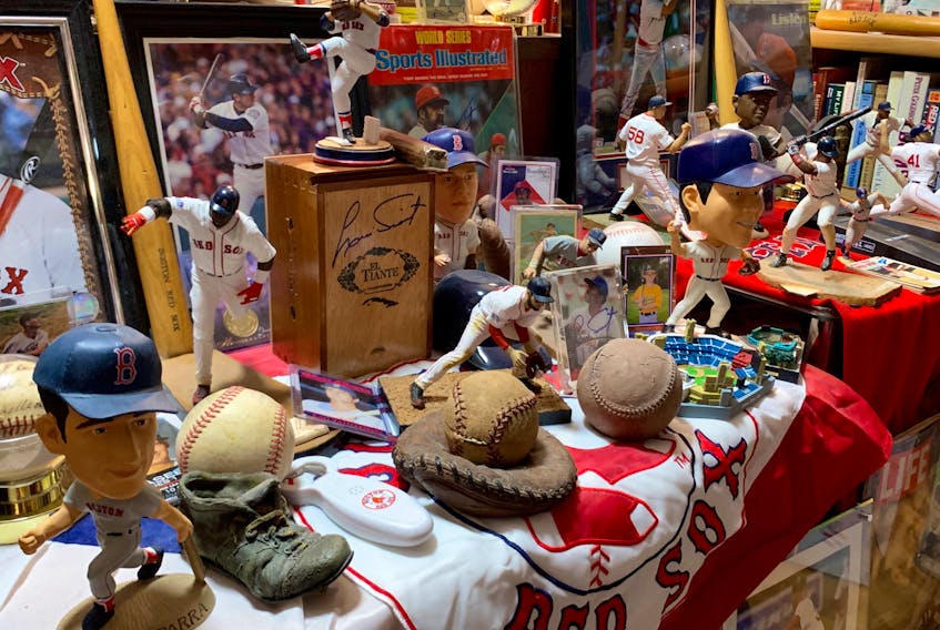 This is just the tip of the iceberg when it comes to Jim Prime’s Red Sox collection.