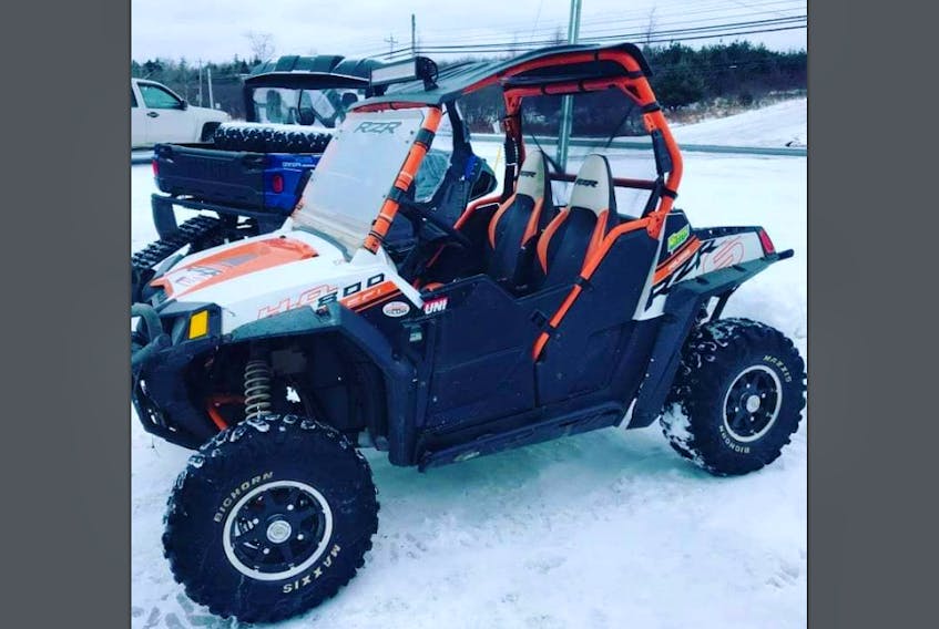 The Kings District RCMP is investigating the theft of a Polaris side-by-side from a Greenwood residence.