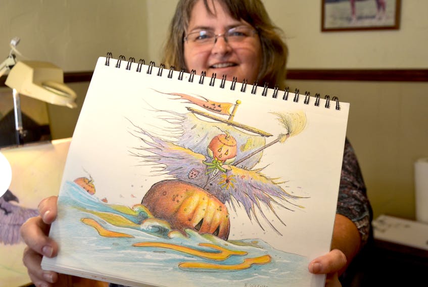 Karen Warner of Lawrencetown will be teaching a six-week art class at Macdonald Museum in Middleton starting Sept. 18. There are some spaces left.