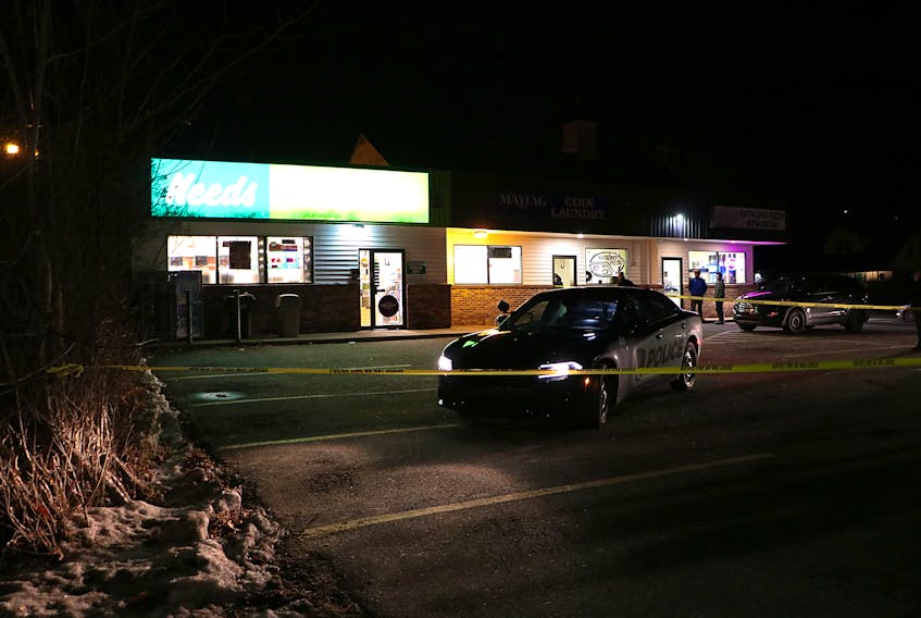 The Kentville Police Service was called to the Needs convenience store on Main Street on Dec. 6 after a woman with a knife demanded cash and cigarettes. ADRIAN JOHNSTONE