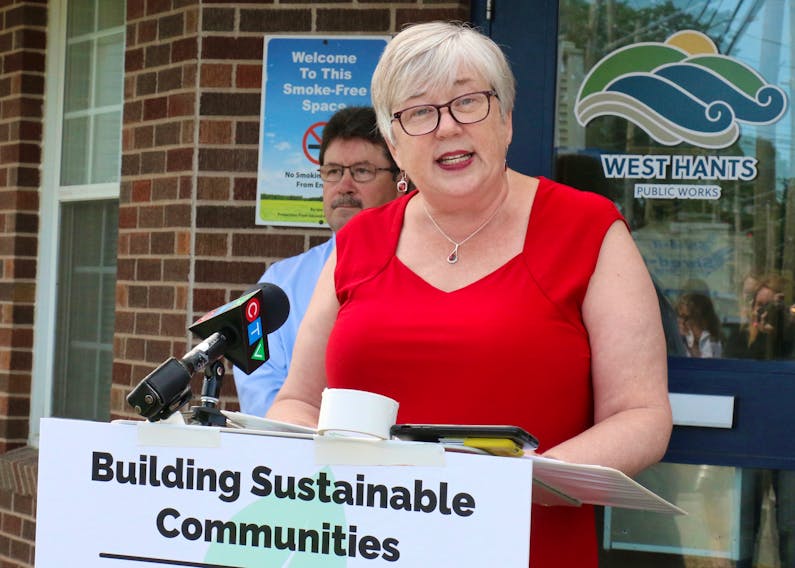 On July 18, Bernadette Jordan, the federal minister of Rural Economic Development, announced a $554,000 investment through the Green Infrastructure Stream of the Investing in Canada infrastructure plan for upgrading Hantsport’s water and wastewater lines.