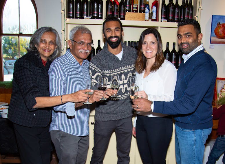 Avila, Louis, Sean, Jaime and Karl Coutinho are excited to be entering into a family venture as the new owners of the Avondale Sky Winery. CONTRIBUTED