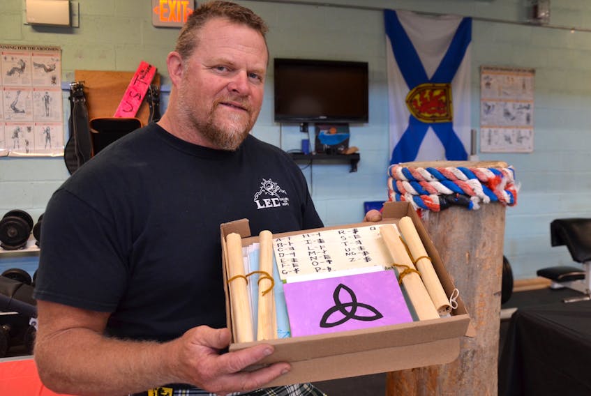 Lawrencetown Education Centre principal Jamie Peppard is in the middle of planning the school’s 2019 Highland Gathering for Sept. 21, a full day of all things Scottish at the school. Learning to write in Gaelic is one of the many workshops.