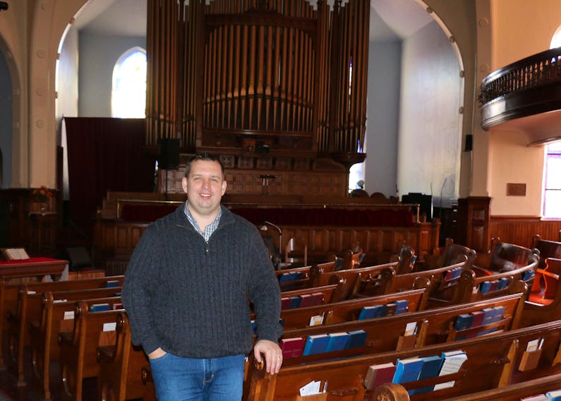 Rev. Rob Heffernan, of the Windsor United Baptist Church, is preparing the congregation to move from its 1898 building to a more modern church near Avon View High School.