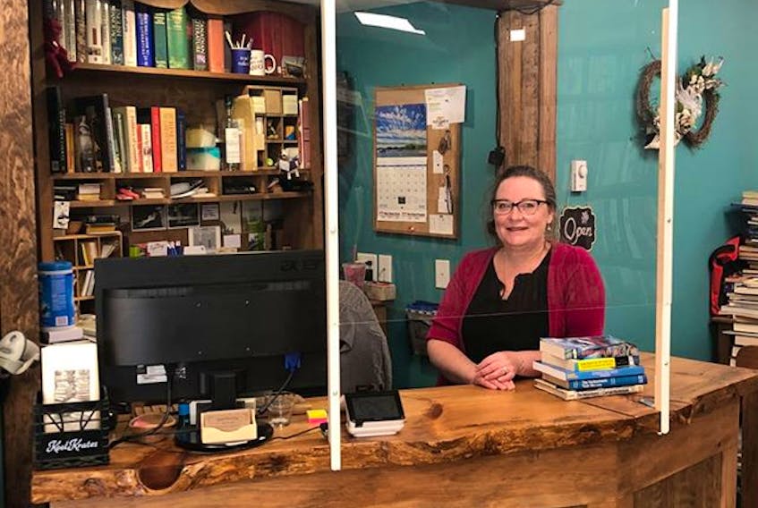 Jennifer Crouse hopes to start hosting some community events out of the new location for Endless Shores Books in Bridgetown.