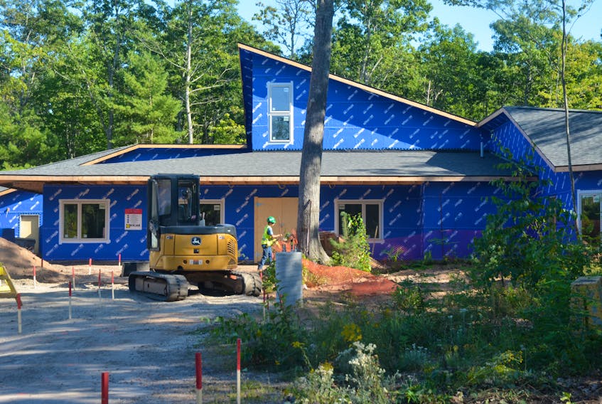 Much of the external work for the new hospice in Kentville is complete. 

SAM MACDONALD