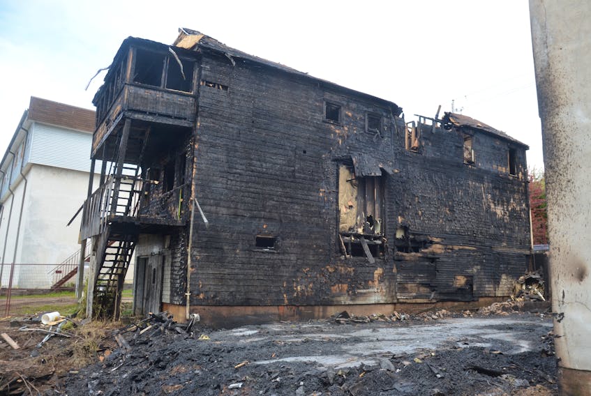 A building to the immediate west of the origin of the structure fire in Canning also took heavy damage.
SAM MACDONALD