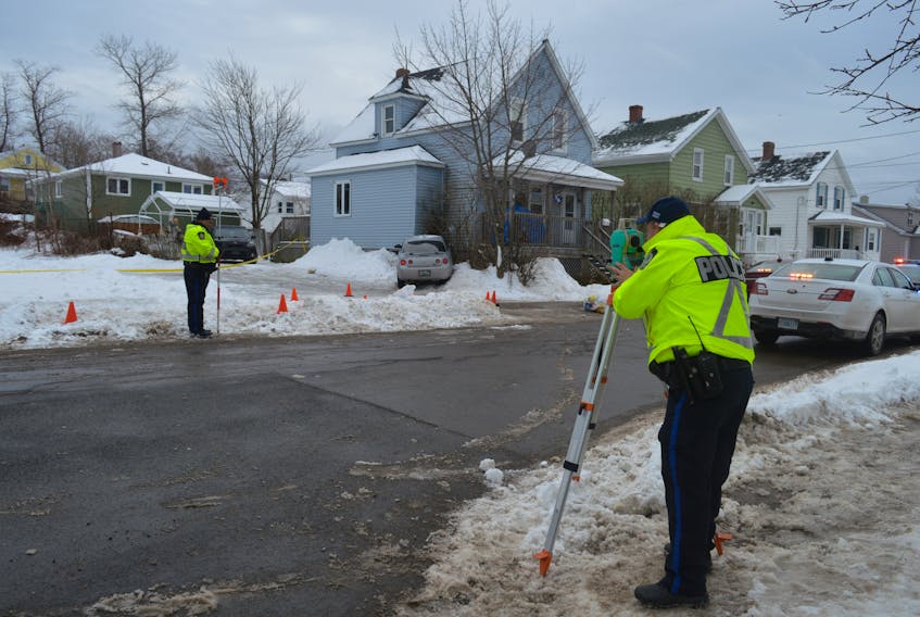 A woman was pinned to a St. Peter’s Road home after a Thursday morning car accident.
Cape Breton Regional Police Service officers are show in the midst of the investigation
