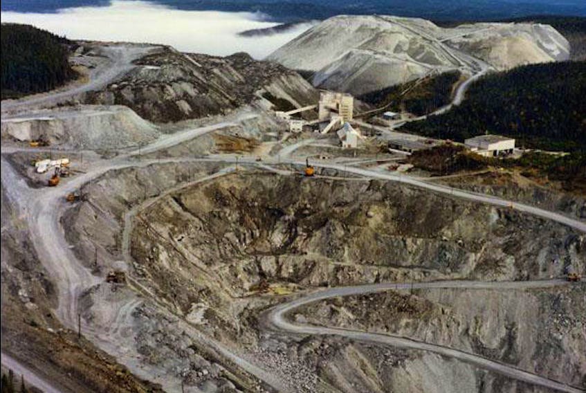 The Advocate Mines in Baie Verte in 1980.