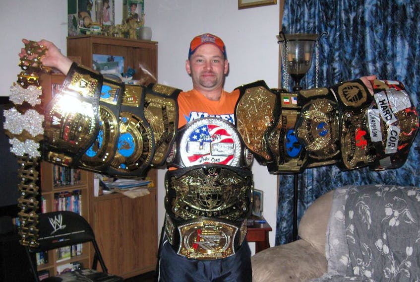 A love for wrestling has Al Ruddick vying for a Guinness Record for his collection of wrestling memorabilia.