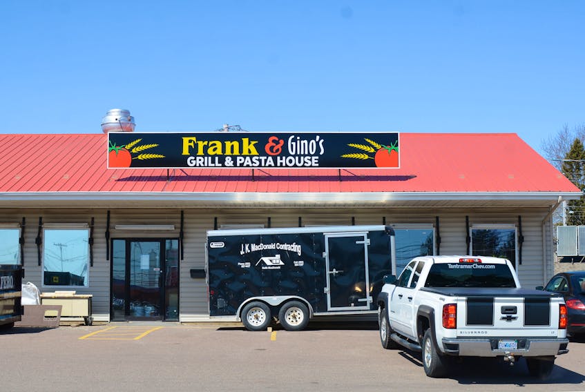 Renovations are almost complete at Frank & Gino’s Grill & Pasta House in Amherst. The restaurant is tentatively scheduled to open April 23.