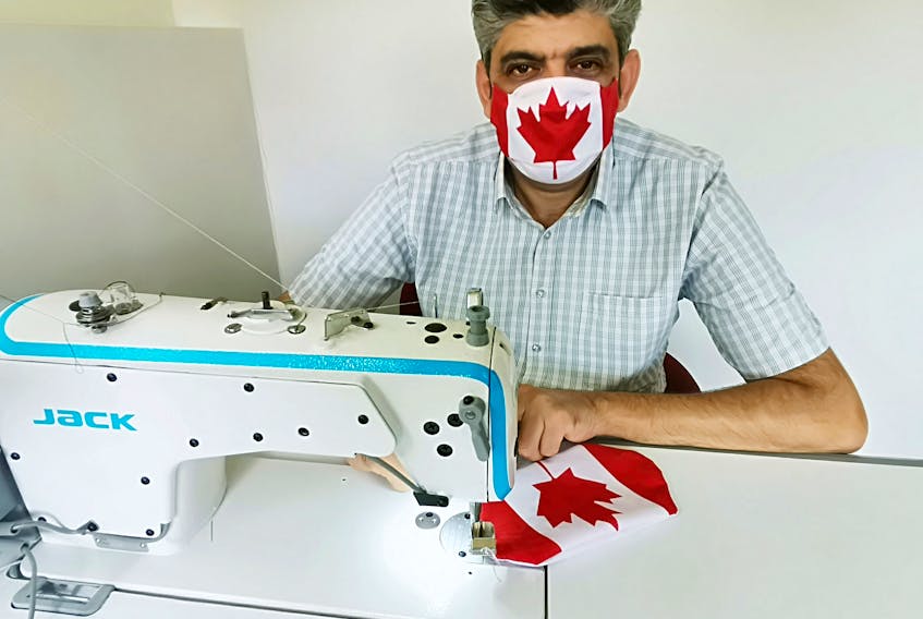 Ammar Hud Hud is opening his women's clothing and tailor shop in Antigonish on Oct. 30, which is the same day as his family's first anniversary in Canada.
