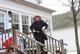 Anne Pirie-Hay has been organizing a daily neighbourhood sing-a-long on Union Street in Sackville to keep spirits up and ensure people are continuing to reach out to each other.