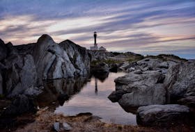 Yarmouth lighthouse, Cape Forchu. TINA COMEAU PHOTO