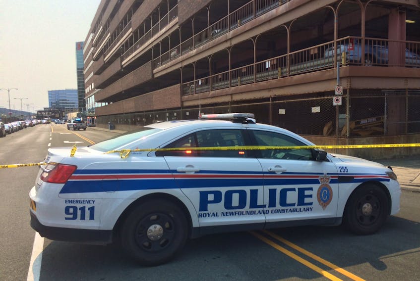 The RNC has a portion of Harbour Drive blocked off in downtown St. John's this afternoon. There are reports of a person on the ground bleeding being treated by paramedics.