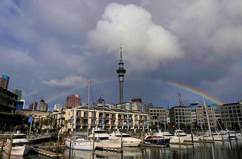 For the most part, there's been a rainbow over the city of Auckland and the rest of New Zealand when it comes to dealing with the COVID-19 pandemic, although they had a slight setback this week with the emergence of four new cases of community transmission, meaning the positive tests don't appear to be related to travel or to any existing case. — Reuters