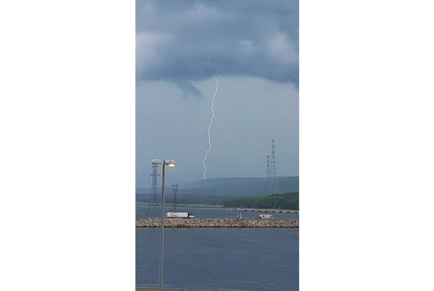 Danny Green captured this amazing photo of cloud to ground lighting near Creignish, N.S., on July 29.