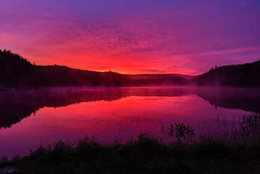 Michele LeMay captured the morning sky over Earltown Lake in Colchester County, N.S.