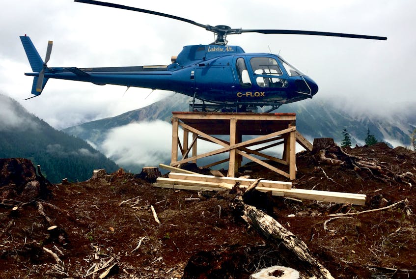 Universal Helicopters has bought Lakelse Air fleet. — Submitted photo by Paul Kendall
