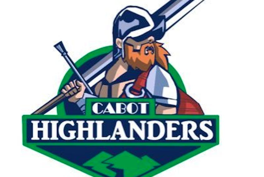 Cabot Highlanders of the Nova Scotia Minor Midget 'AAA' Hockey League.