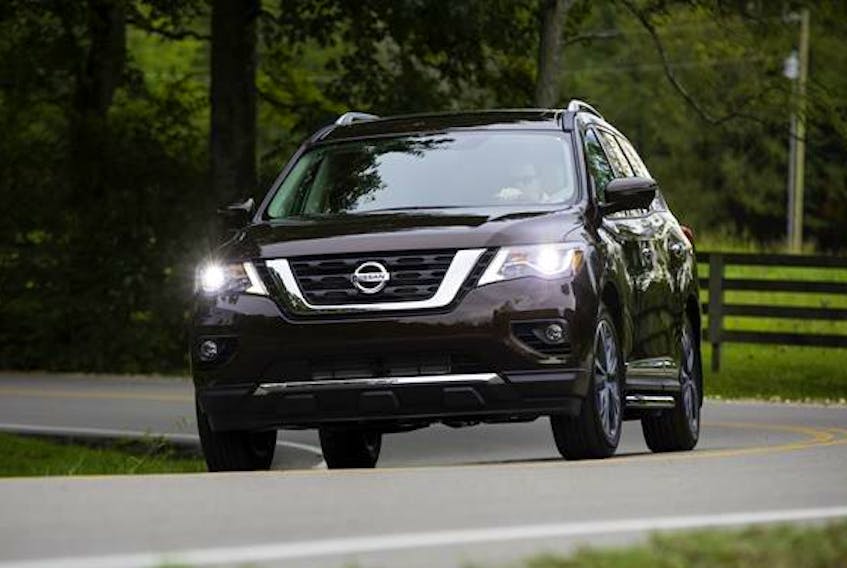 
Nissan’s rear-door alert system, first introduced in the Nissan Pathfinder just last year, monitors the vehicle’s doors. - Nissan
