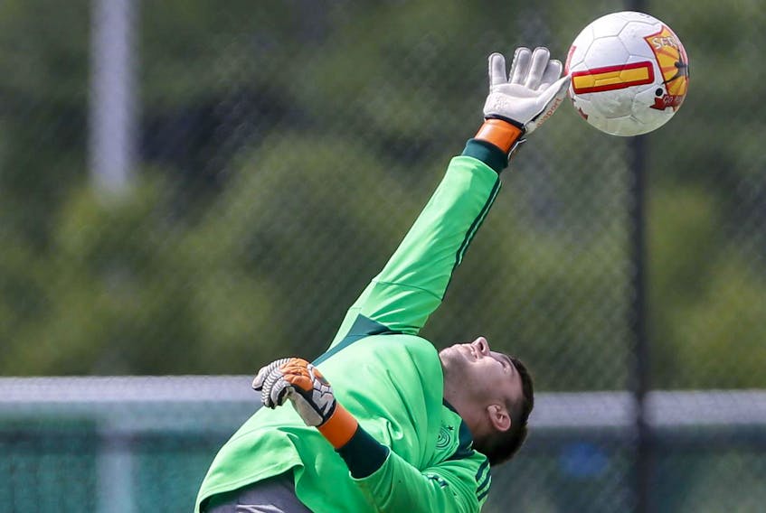 
Saint Mary’s Huskies keeper Christian Oxner was selected in the third round of the CPL-U Sports draft by the Halifax Wanderers. (Tim Krochak/ The Chronicle Herald)
