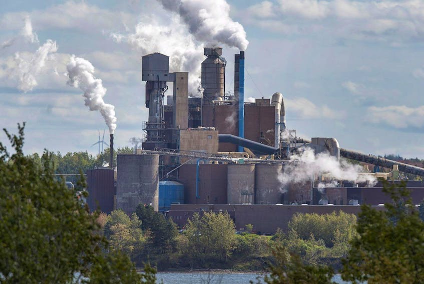 The Northern Pulp mill is seen in October 2017. A plan to dump effluent into the Northumberland Strait has split opinions in area communities.