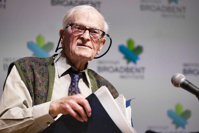 
Harry Leslie Smith was part of the Broadbent Institute’s Stand up for Progress national tour in 2015. - Michael Bell
