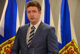 
Iain Rankin, the provincial Lands and Forestry minister, explains his department’s response Monday to an independent review of forestry practices that was delivered in August. - FRANCIS CAMPBELL
