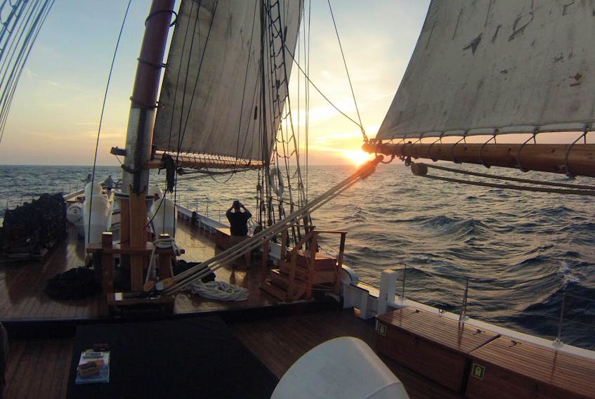 
Serving aboard the Bluenose II is a learning experience like no other. (Thomas Frellick)
