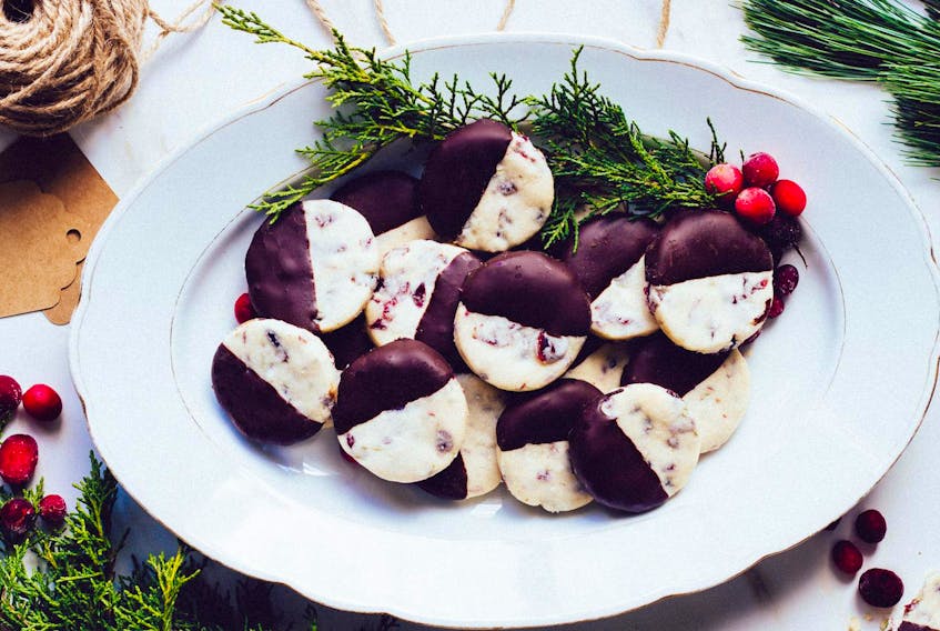 
Dark chocolate, cranberry and fennel shortbread will be a new favourite at the holiday table this year. - Kathy Jollimore

