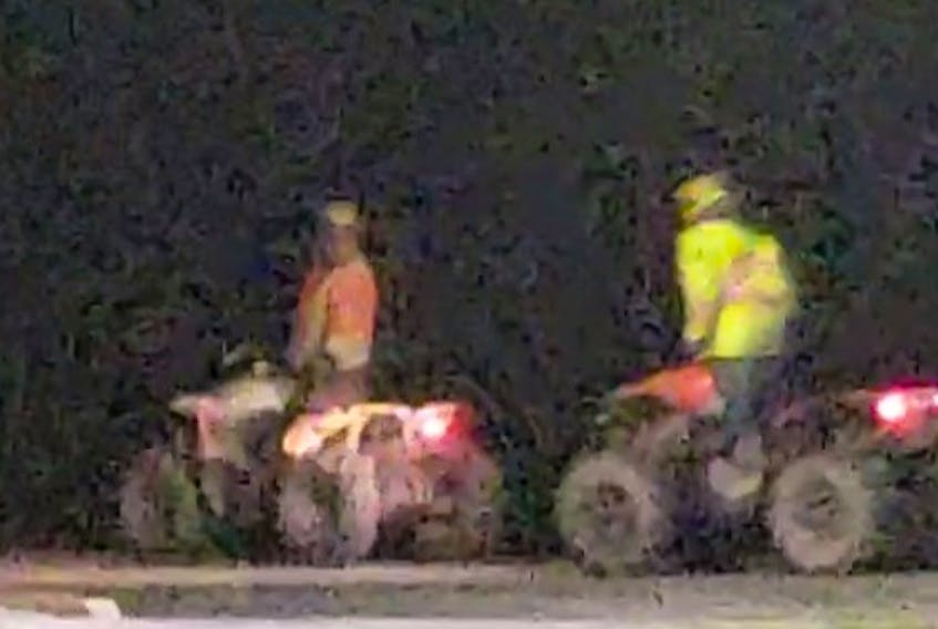 
Enfield RCMP have received numerous complaints about the behaviour of these ATV riders. - Contributed
