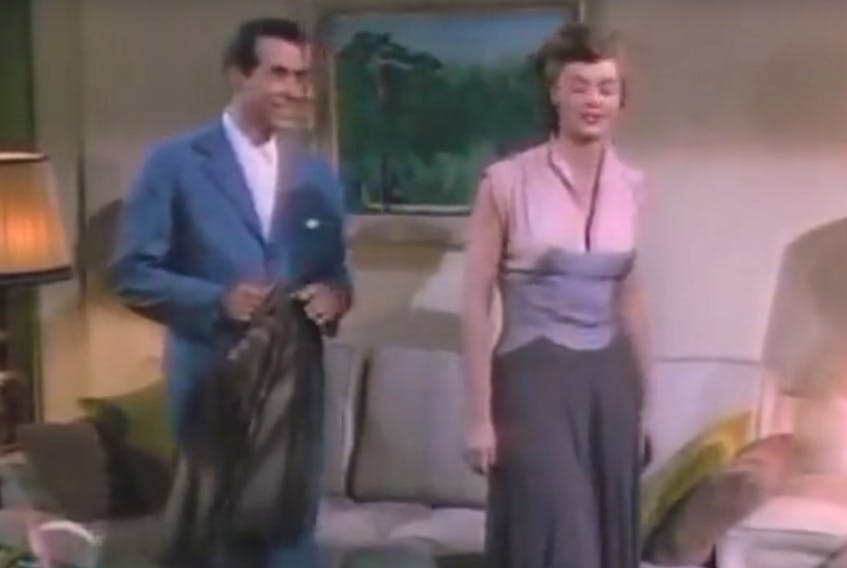 
A screen grab from the video for Baby Its Cold Outside by Esther Williams and Ricardo Montalban and Betty Garrat and Red Skelton. - Youtube
