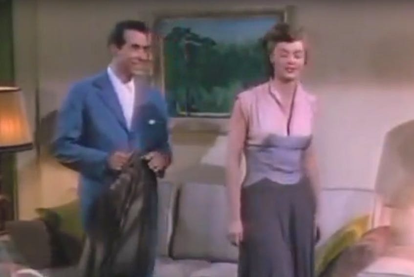 
A screen grab from the video for Baby Its Cold Outside by Esther Williams and Ricardo Montalban and Betty Garrat and Red Skelton. - Youtube
