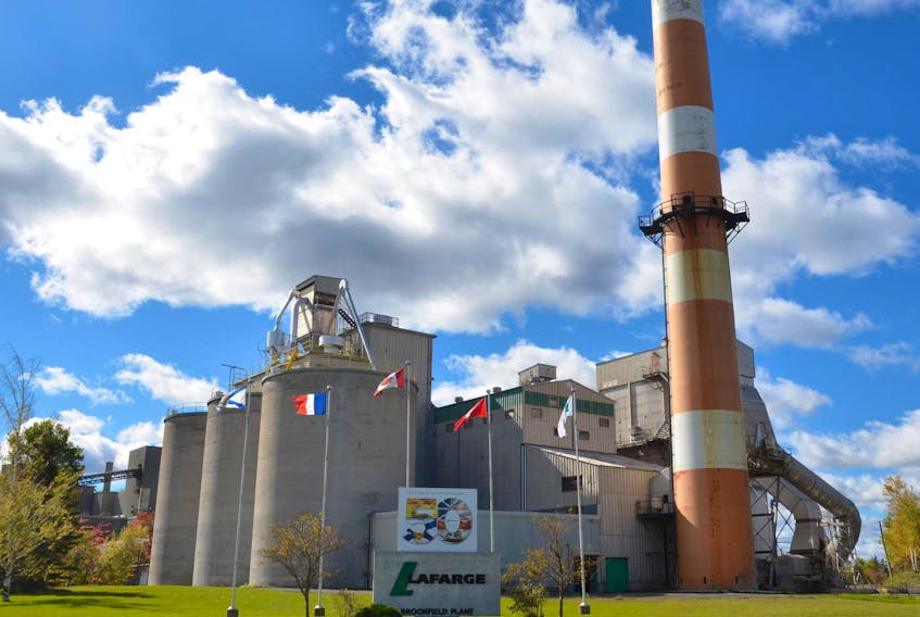 
Lafarge Canada has started the foundations for upgrades to enable tires to be burned as fuel in the kiln at their cement plant. - Herald File
