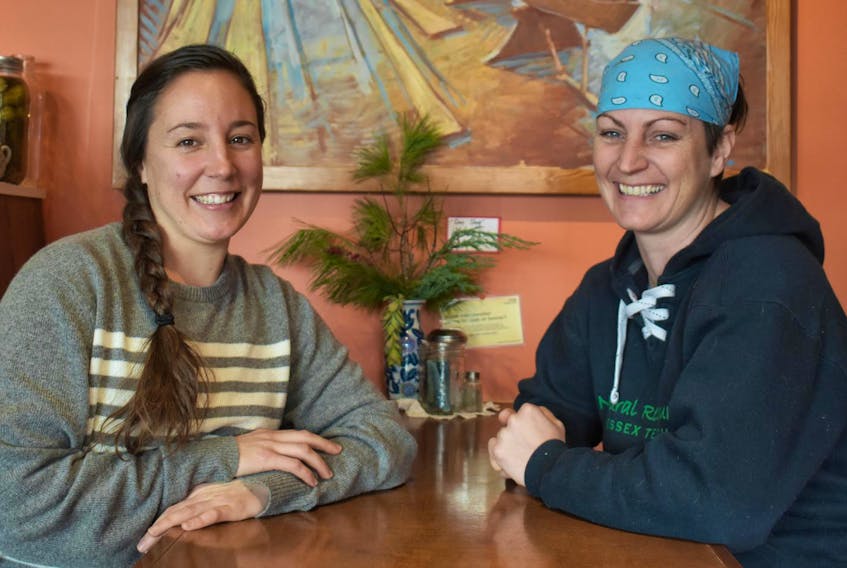 
Rebecca South (left), owner of Rebecca's Restaurent in Mahone Bay, and head chef Misty Thibeault have been busy this holiday season but took the time to reflect on the restaurant’s success over the past seven years.
