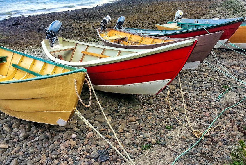 
Fishing boats by the shore on Grand Manan. (Contributed)
