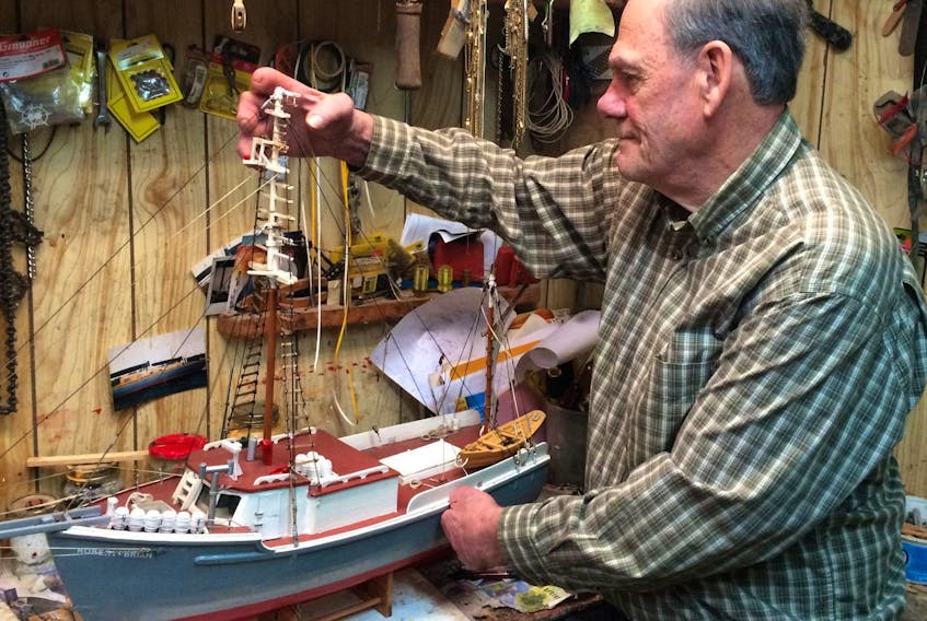 
Watson Knickle is an award-winning model ship builder. - John DeMont
