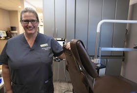 
Fall River dental hygienist Wendy Stewart welcomes expanded coverage of certain dental procedures for children announced on Wednesday by the province. - Eric Wynne


