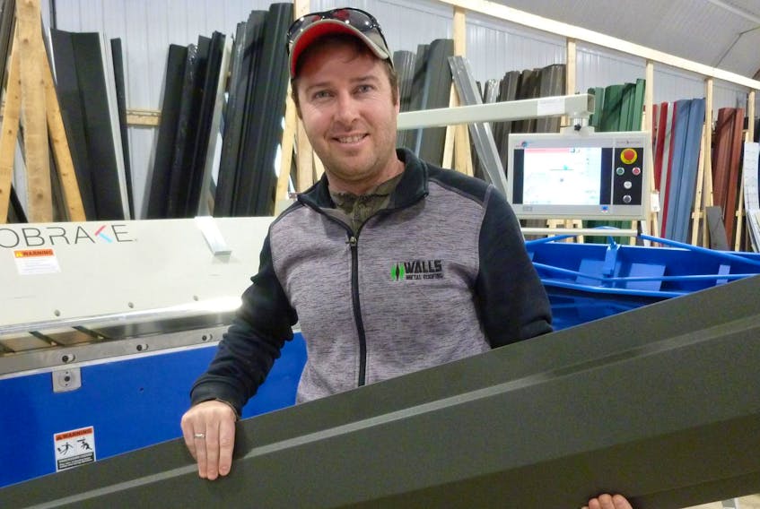 
Johnny Wall and his crews have installed 1,155 metal roofs since Walls Metal Roofing was launched six years ago. The 32-year-old South Shore entrepreneur operates out of an 8,200-square-foot warehouse, production facility and showroom that he built on his property in Blockhouse. 
