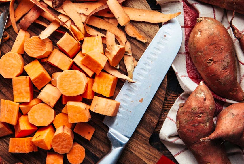 
A versatile cold storage root vegetable, sweet potatoes contain fibre, vitamins, and beta-carotene, an antioxidant which helps protect your body from internal and external toxins and pollutants. - Kelly Neil
