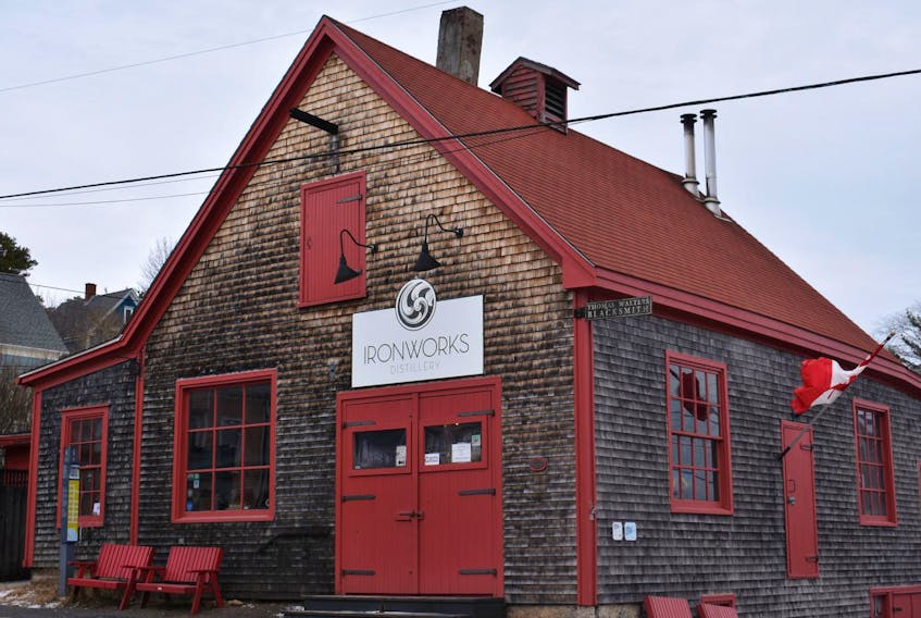 
Ironworks Distillery, which is located in Lunenburg, is undergoing construction this winter to add a barrelhouse to its existing location. Co-owner Lynne MacKay said the new space will help with storage but will also serve as an workshop and entertainment room. (Josh Healey)
