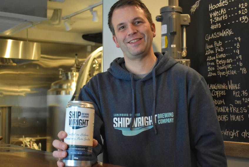 
Shipwright Brewing Company owner Adam Bower says he’s proud to have brought craft brewing to Lunenburg and is already planning to expand. (Josh Healey)
