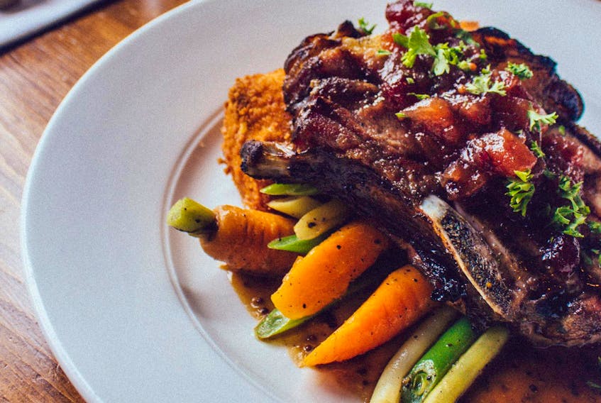 
If there was one thing worth braving those frigid temperatures, it’s the three course Dine Around menu at 2 Doors Down, including the popular double smoked pork chop with fried mac n’ cheese. 
