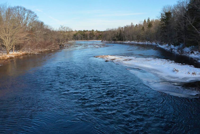 The St. Mary’s River near where Atlantic Gold plans to build its Cochrane Hill open pit gold mine.  

AARON BESWICK  THE CHRONICLE HERALD