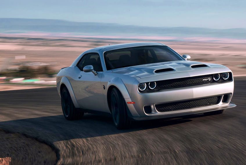 
The 797-horsepower Dodge Challenger SRT Hellcat Redeye (Widebody trim pictured) was one of the top-four entries in the innovation category for its powertrain for the annual AJAC selections for top new technologies and innovations in the automotive industry. - FCA
