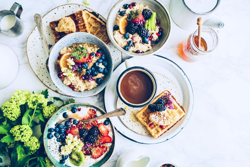 
From decadent waffles to fruit-topped oats, these sweet beginnings are even better than bacon and eggs. (Brooke Lark)

