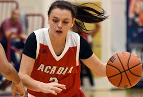
Third-year guard Hayley McDonald leads the defending AUS champion Acadia Axewomen into this week’s Final 6 tournament at Scotiabank Centre. - Acadia Athletics
