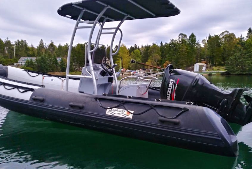 
The 19-foot, double-fiberglass hulled rib pontoon boat pictured here is exactly like the boat the Port Medway Fire Department plans to purchase. 
