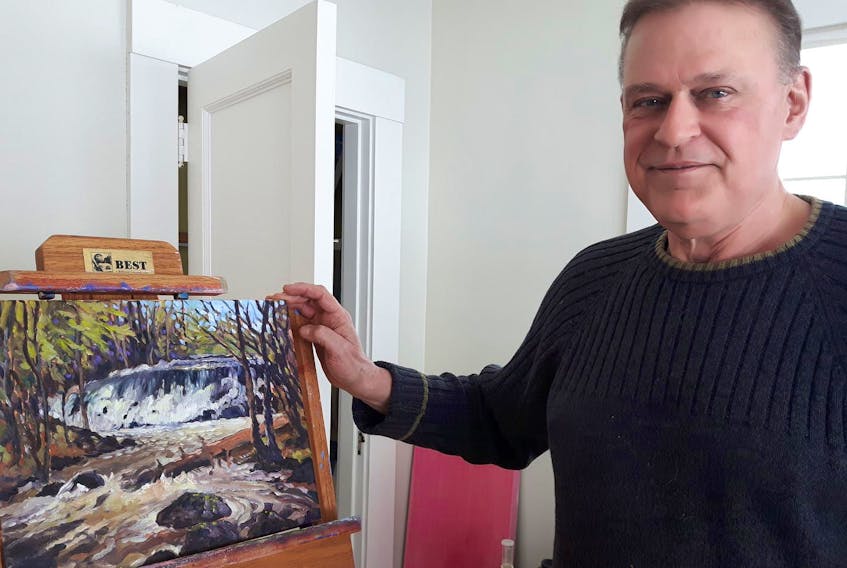 
Bear River artist Brian Muszkie is also the chair of ArtsPlace Gallery in Annapolis Royal. 
